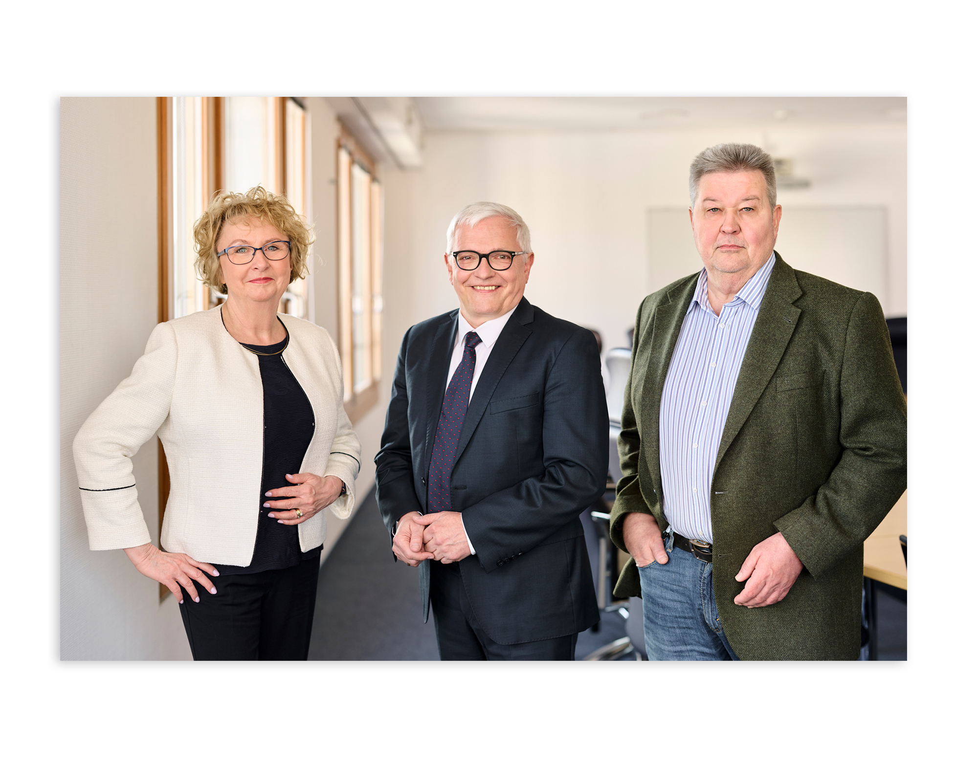 Dr. Christiane Wessel, Dr. Burkhard Ruppert, Günter Scherer (v.l.n.r.) © Yves Sucksdorff